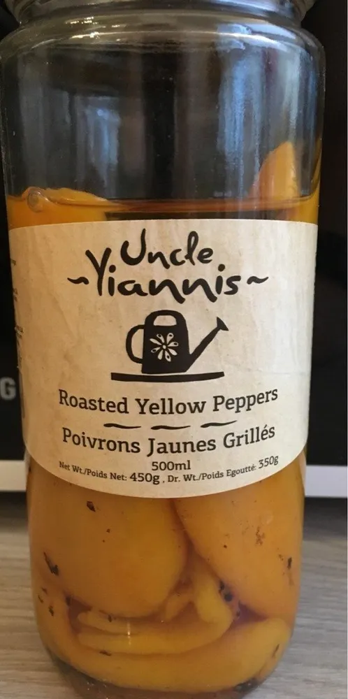 Poivrons Jaunes Grillés