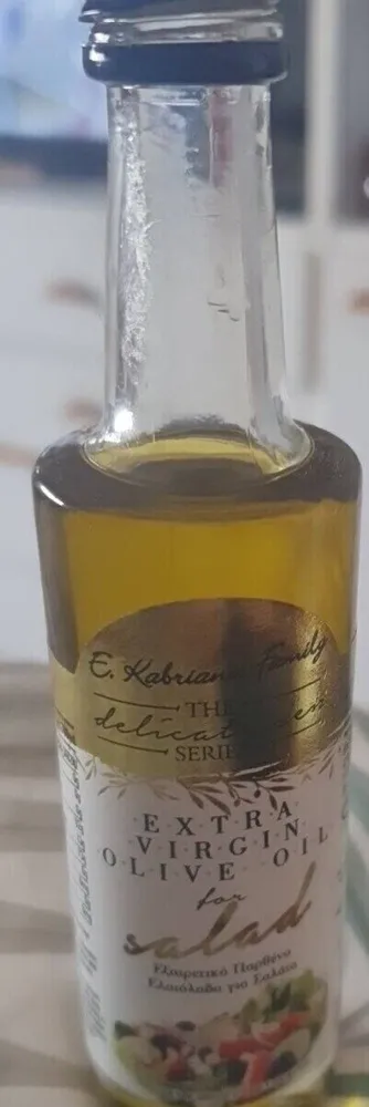 Extra virgin olive oil for salad