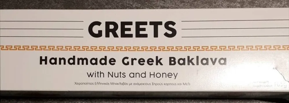 Handmade greek baklava
