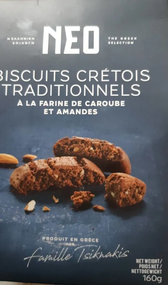 Neo, biscuits crétois traditionnels