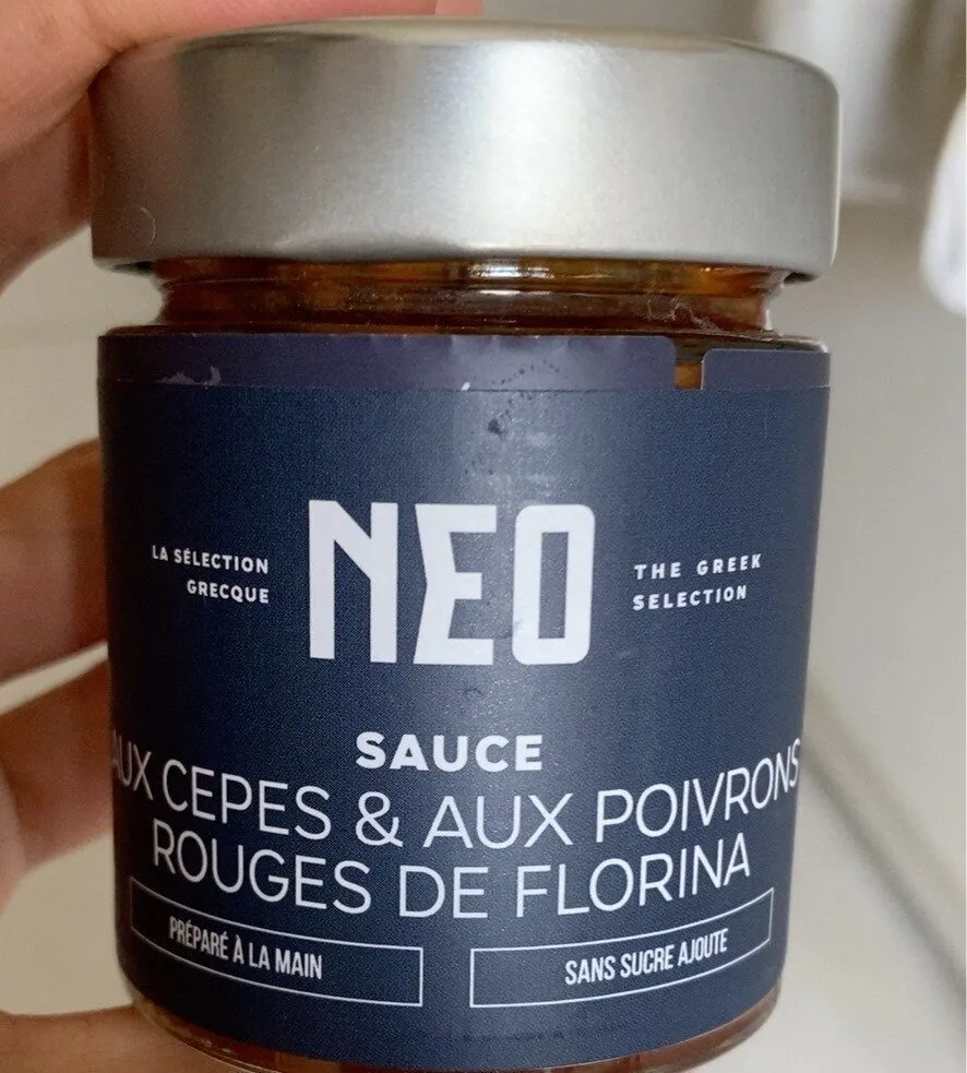 Sauce aux cepes et aux poivrons rouges de Florina