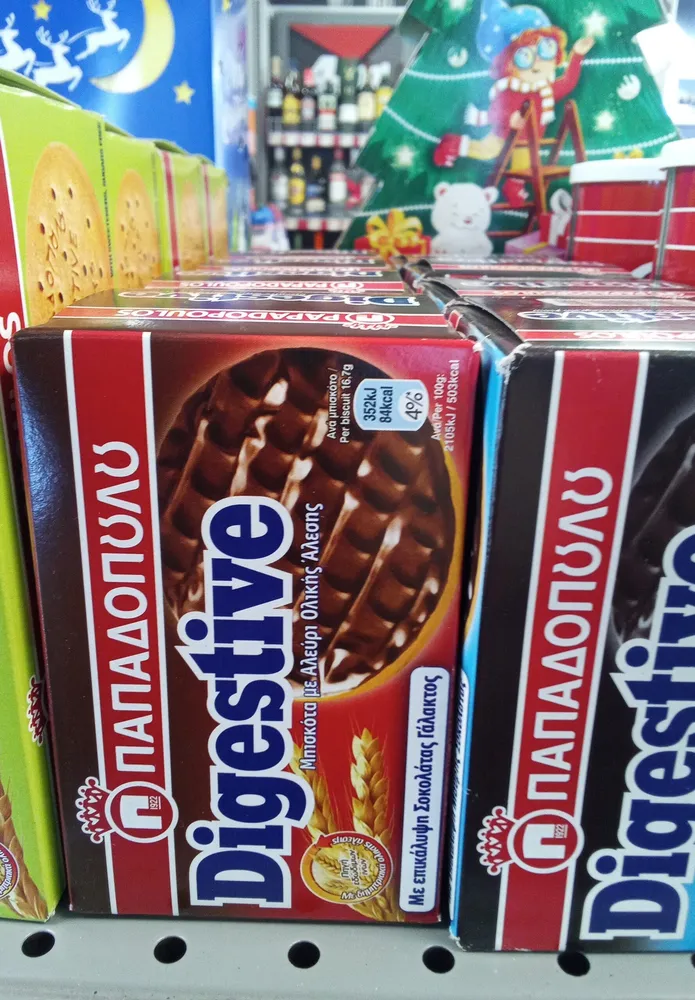 Digestive με επικάλυψη σοκολάτας γάλακτος