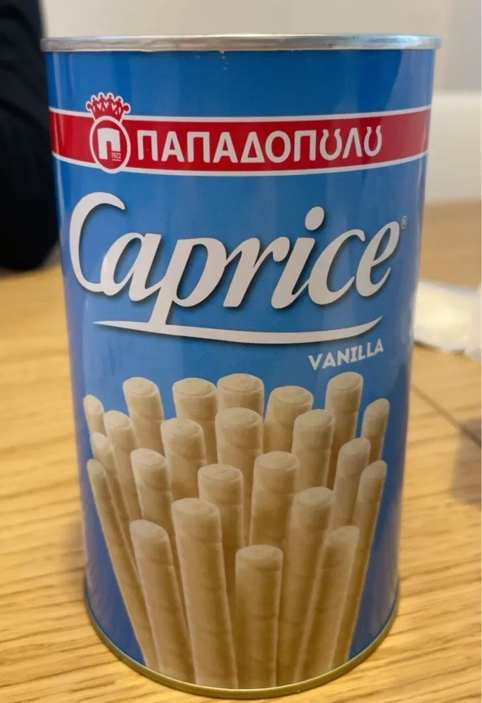 Caprice gauffrettes vanille