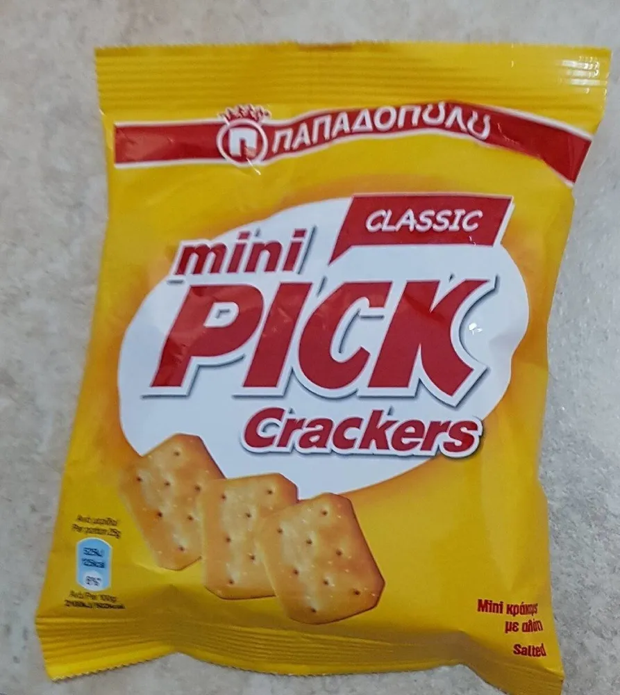 Mini pick classic crackers