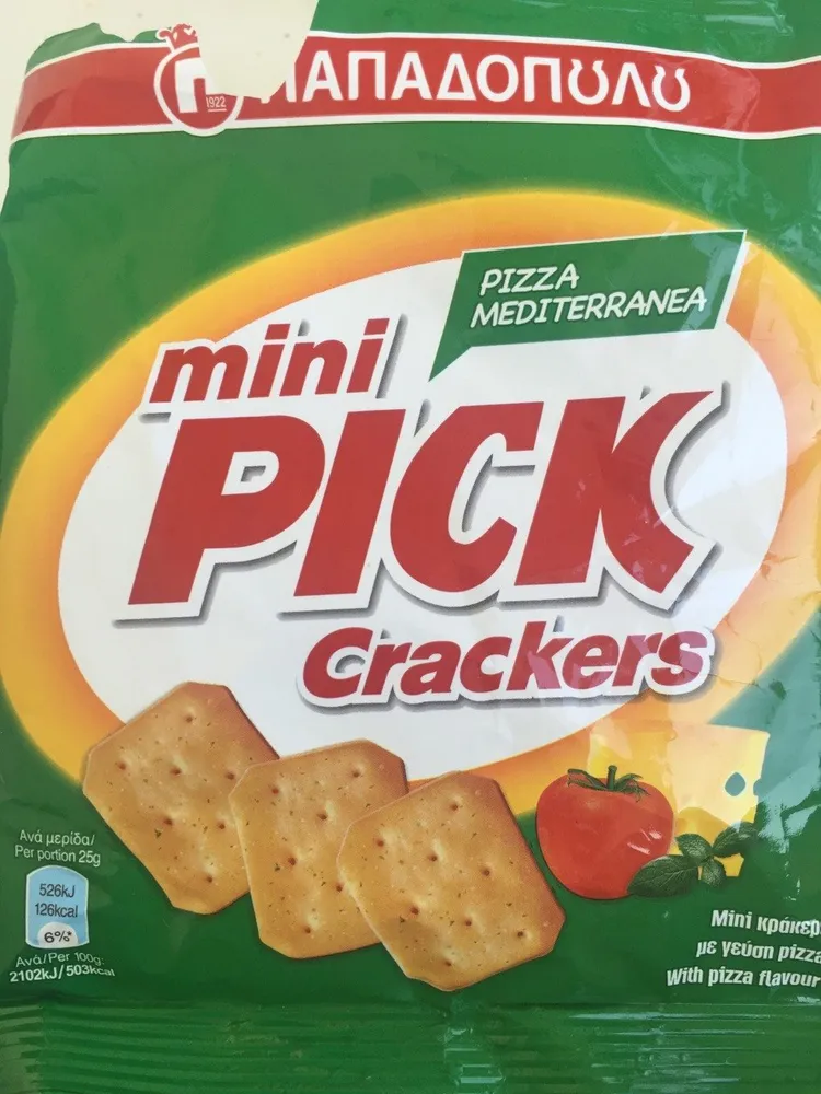 Mini pick crackers
