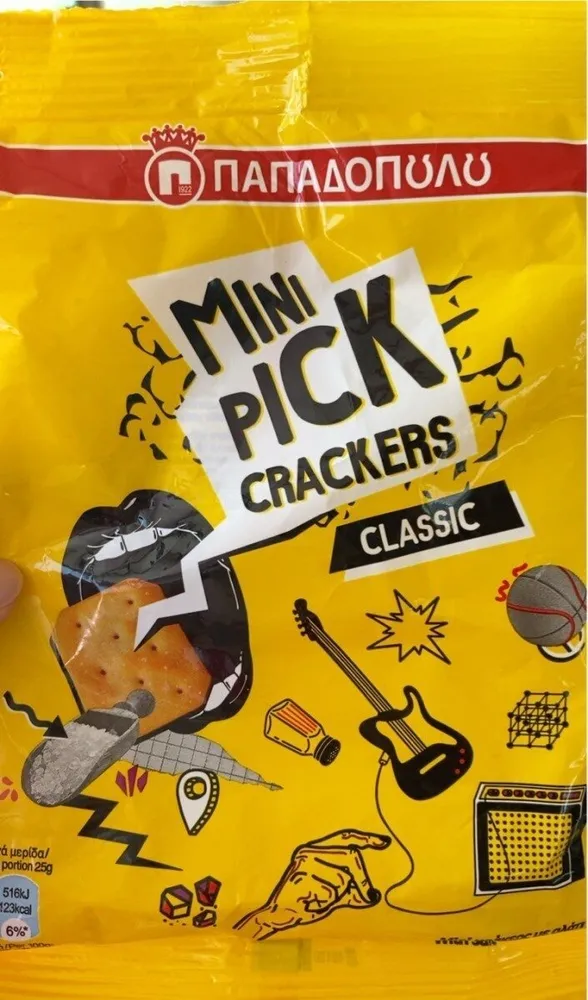 Mini pick crackers