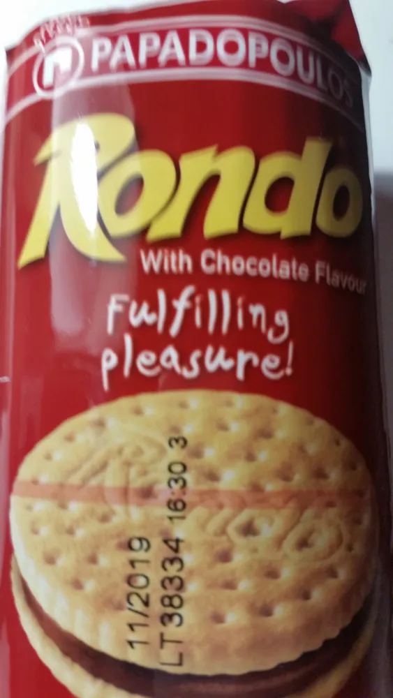 Rondo with chocolate flavour