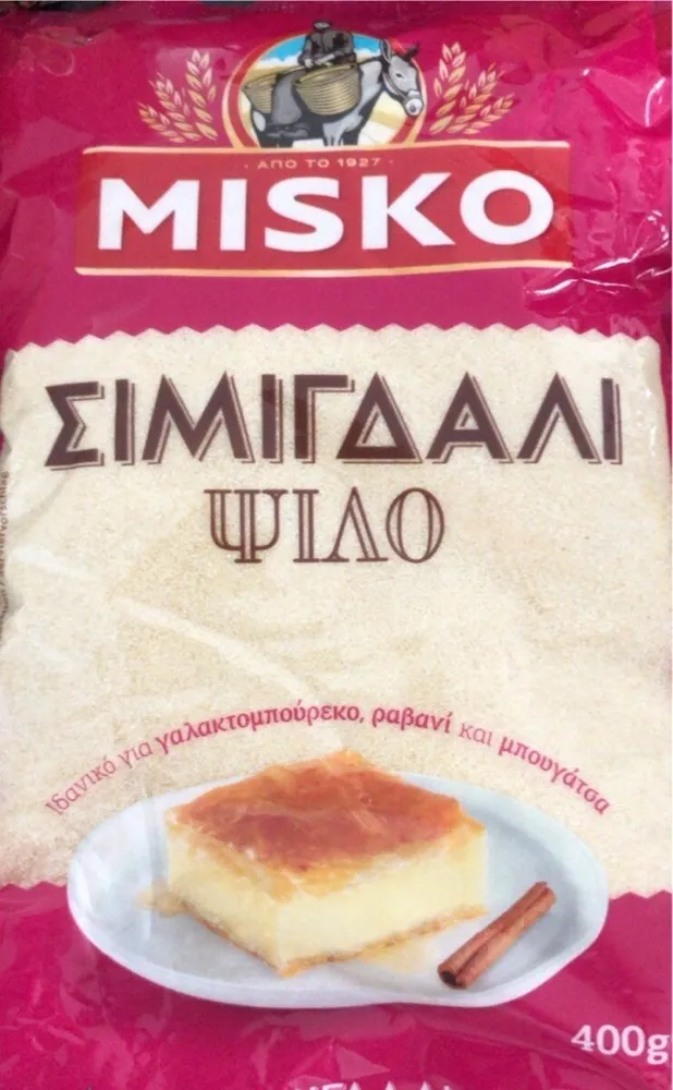 Durum wheat semolina