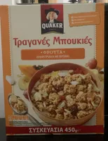 Crushy cerial clasters with oats and fruits