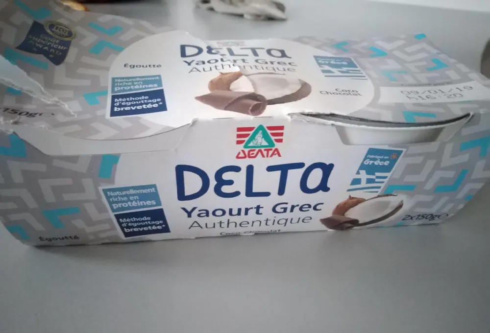 Yaourt Grec coco chocolat