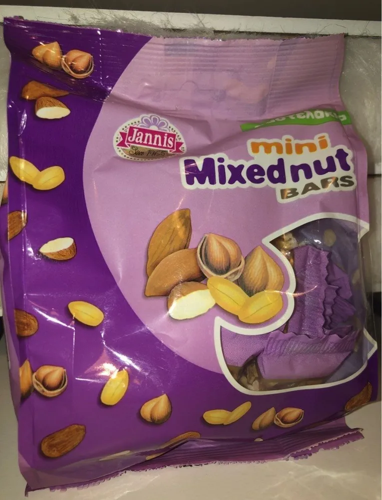 Mini mixed nut Bars