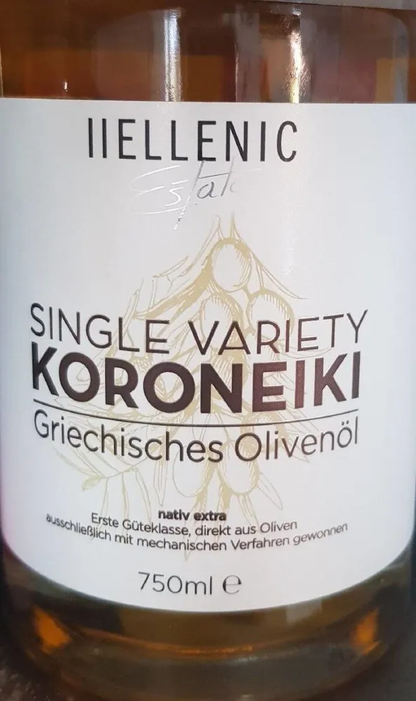 Single Variety Koroneiki (griechisches Olivenöl)