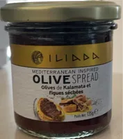Tartinable olives de Kalamata et figues séchées
