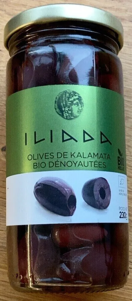 Olives de kalamata bio dénoyautées
