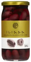 Oliven Kalamata u/Sten 370g Iliada
