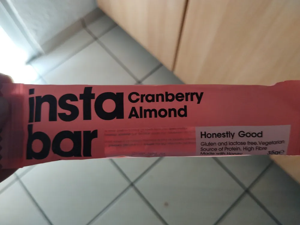 Cranberry Almond bar
