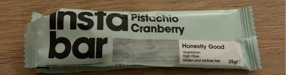 Instabar Pistachio Cranberry