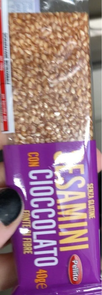 Sesamini con cioccolato