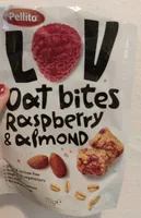 Rasberry, almond & oats bites