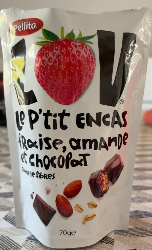 Le P'tit Encas fraise, amande et chocolat