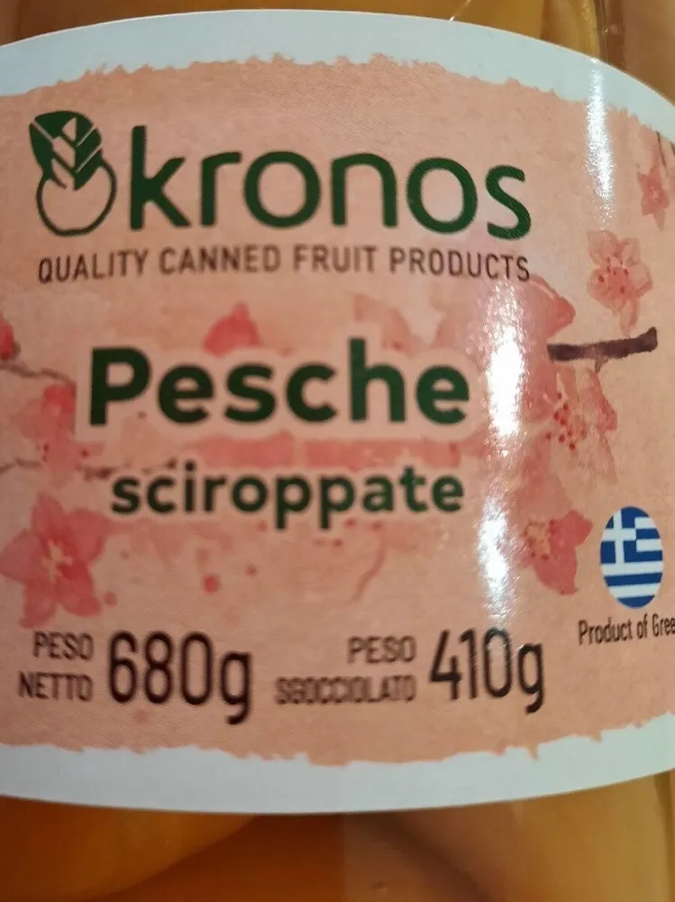Pesche sciroppate