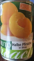 Halbe Pfirsiche in Sirup