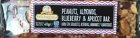 Peanuts,Almonds,blueberry & apricot bar