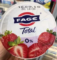 Yaourt Grec FAGE Total 0% a la fraise