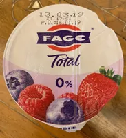Yaourt aux fruits rouges