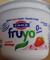 Fruyo yogur griego desnatado 0% con trozos de fresa
