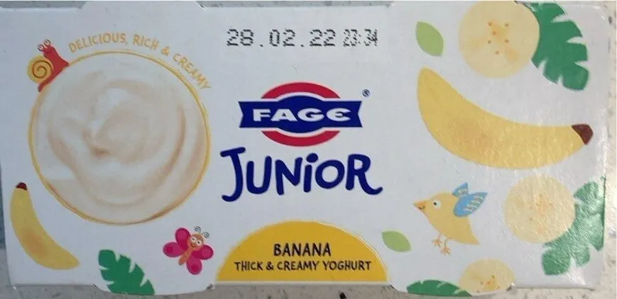 Fage Junior Banan yoghurt