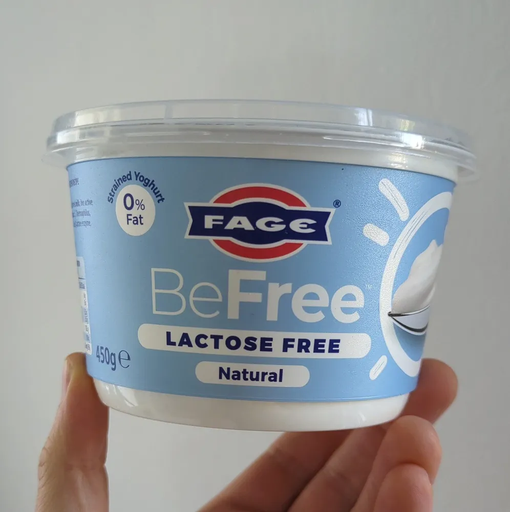 BeFree lactose-free 0% fat Greek Yoghurt