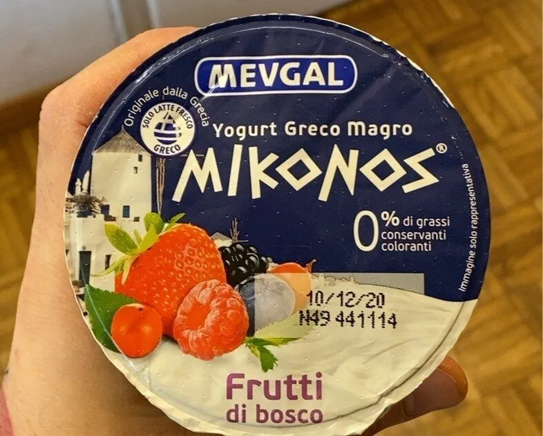 Yogurt  frutti di bosco