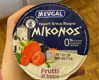 Yogurt  frutti di bosco