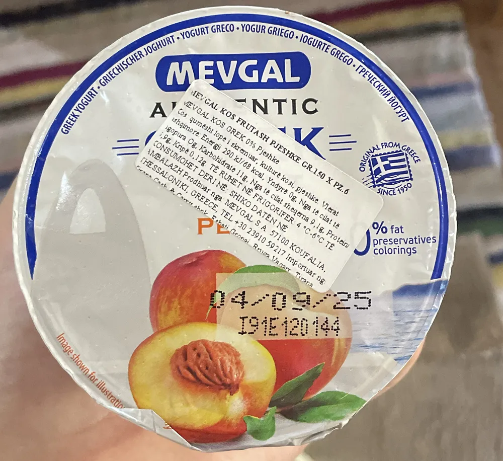 Greek Yogurt Peach
