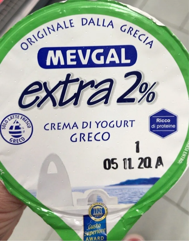 Crema di yogurt greco 2%