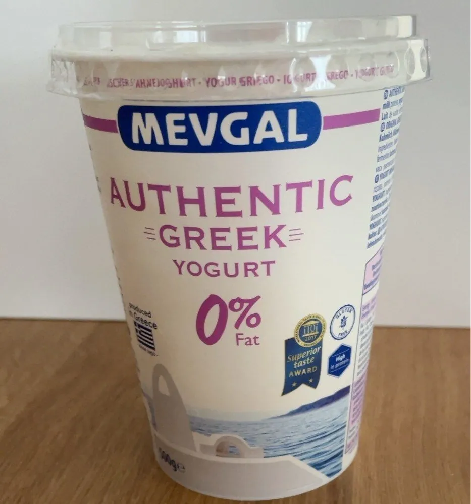 Authentic greek yogurt 0% fat