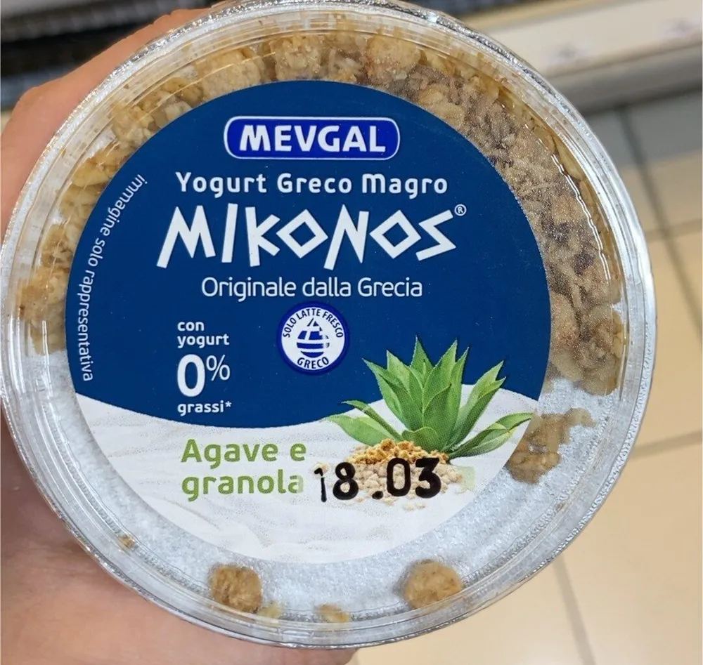 Yogur greco magro