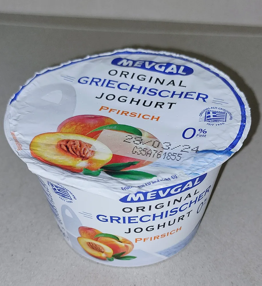 Griechischer Joghurt - Pfirsich