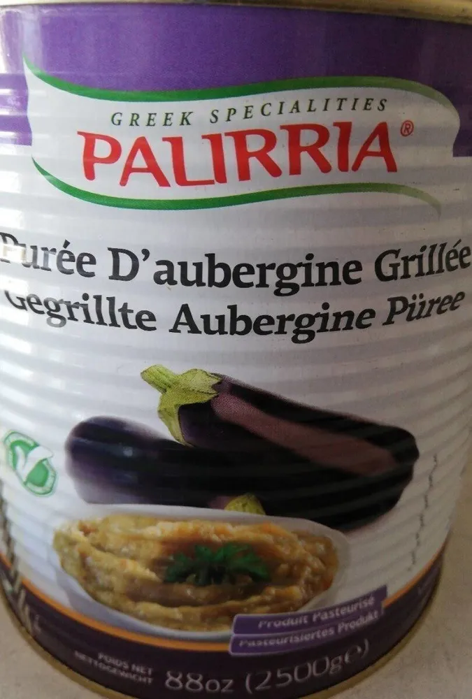Purée d'aubergines grillées