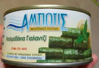 Hojas de parra rellenas de arroz