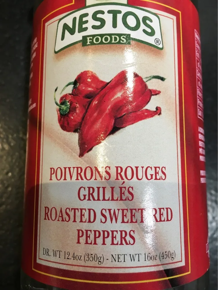 Poivrons rouges grillés