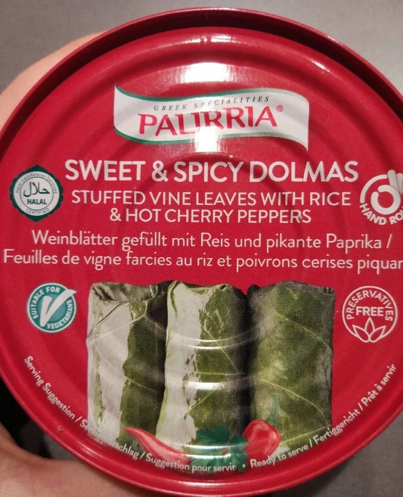 Feuilles de vignes farcies au riz