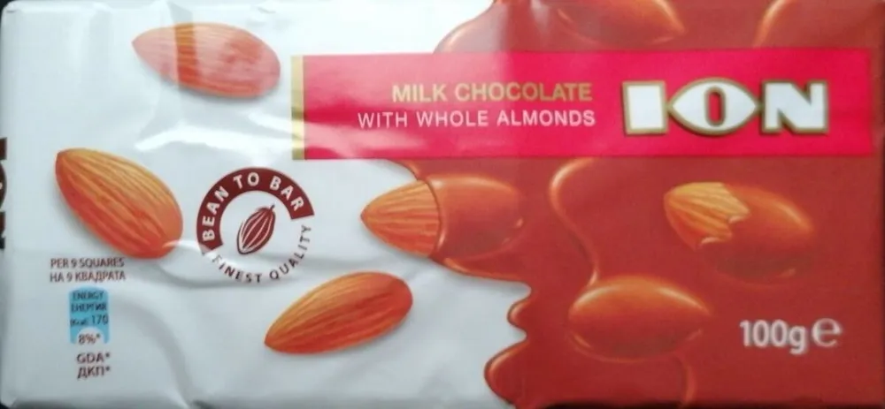 Milk Chocolate with Whole Almonds