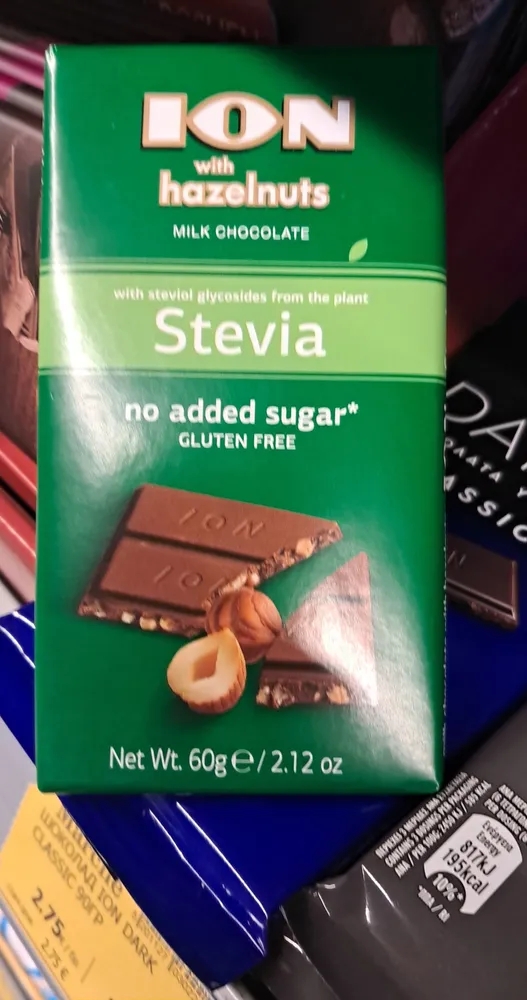 ION milk chocolate with hazelnut