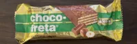 milk chocolate covered wafer with hazelnuts