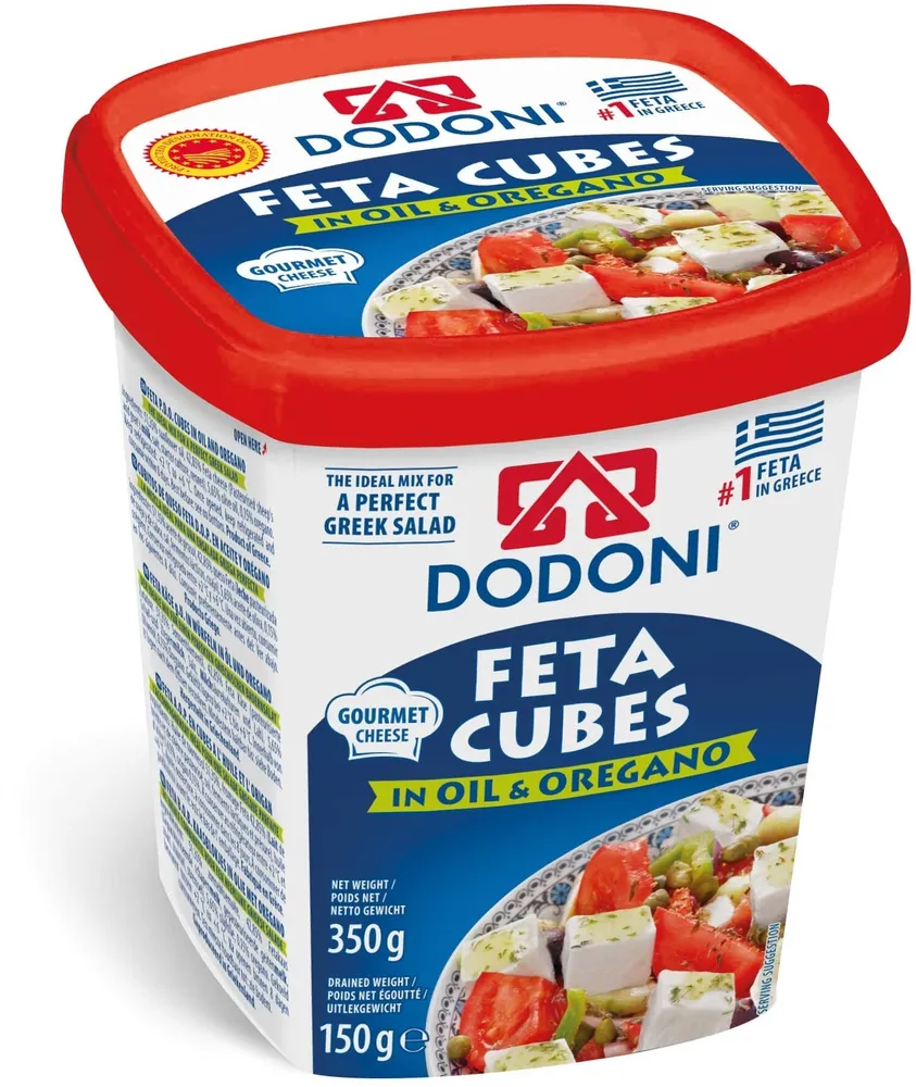 Griechischer Fetawürfel DOP in Öl