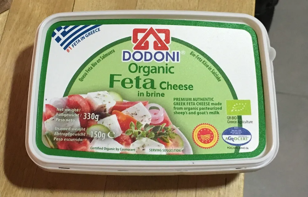 Feta cheese in brine
