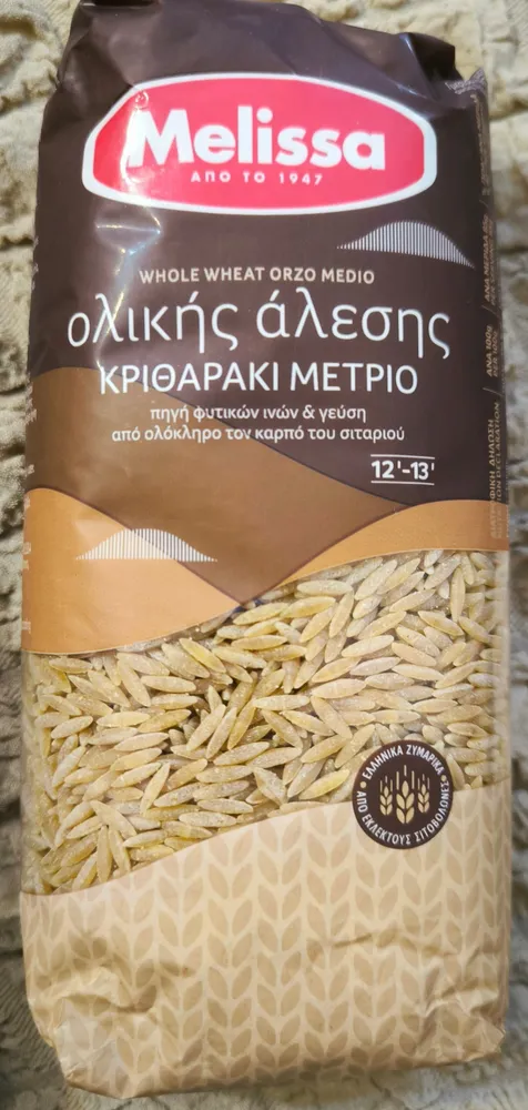 whole wheat orzo medio