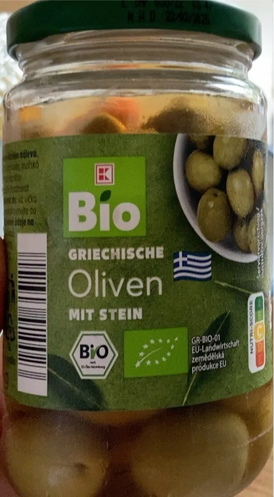 Griechische Oliven mit Stein
